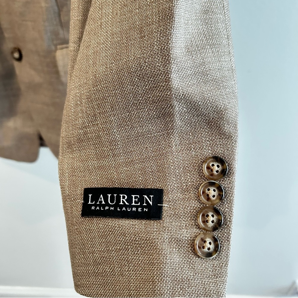 Lauren Ralph Lauren Tan Men's Blazer, UltraFlex, size 38, new with tags - Picture 4 of 11